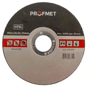 Disc pentru oțel, PROFMET 125 mm 510320 foto