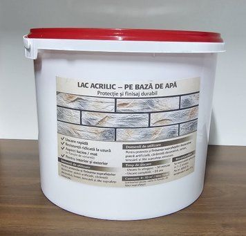 Lac acrilic pe baza de apa 1L Lac 1 foto